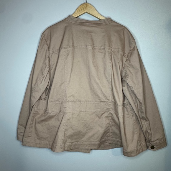 LOFT Plus Utility Jacket Size 24 - Picture 4 of 5